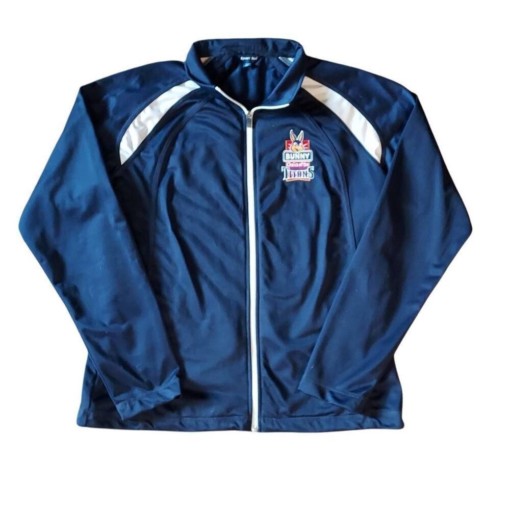 Rare vintage Bunny Bread/Tennessee Titans track jacket